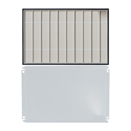 WNXGNHO Rechteck Watch Armband Lagerfach 10 Fächer Klarer Plastikdeckel Schmuck Für Armbänder Halsketten Verwenden Sie Geschenk Für Schmucksammler von WNXGNHO