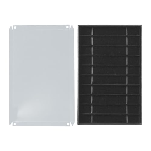 WNXGNHO Rechteck Watch Armband Lagerfach 10 Fächer Klarer Plastikdeckel Schmuck Für Armbänder Halsketten Verwenden Sie Geschenk Für Schmucksammler von WNXGNHO