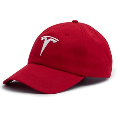 WOAFEY Baseball Cap Herren Snapback Cap für Herren Damen Unisex Tesla Baseball Caps für Herren Autofans Hüte,B von WOAFEY