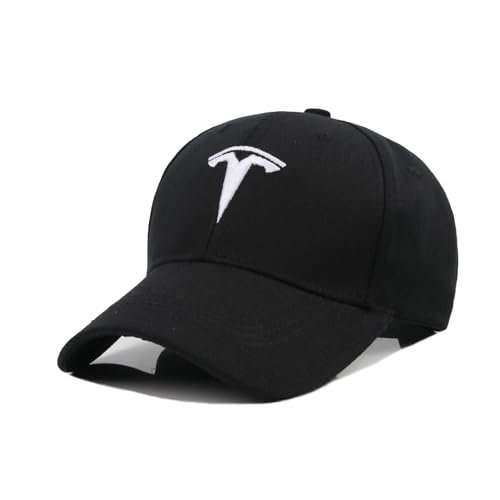 WOAFEY Baseball Cap Herren Snapback Cap für Herren Damen Unisex Tesla Baseball Caps für Herren Autofans Hüte,C von WOAFEY