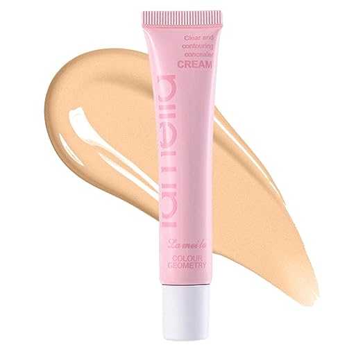 Concealer-Make-up,15 ml langanhaltende, cremige, natürliche Grundierung für fettige Haut - Beauty Make Up Foundation Creme für fettige Haut, trockene Haut für Frauen und Männer Wobblo von WOBBLO