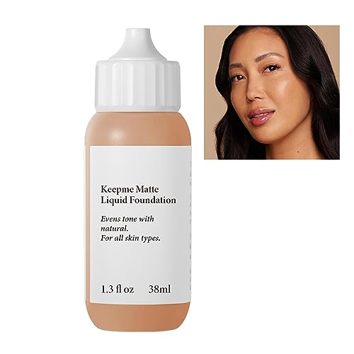 Coverage la Foundation | Lightweight Matte Foundation Concealer, Long Lasting Oil Control 38 ml für einen ebenmäßigen Teint Wobblo von WOBBLO