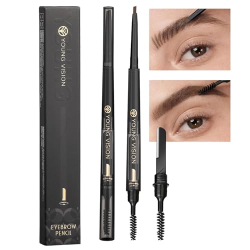 Eyeliner Bleistift | Cremiger Eyeliner 3 in 1 Präzisionsstift - Einziehbarer Make-up Eyeliner Wasserdicht Schnell Trocknender Stift schmutzabweisend Langlebig für den Gebrauch Wobblo von WOBBLO