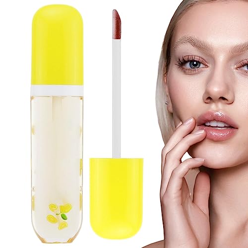 Feuchtigkeitsspendendes Lippenöl | klare und süße feuchtigkeitsspendende Lippen-Kosmetik für Frauen | Natürliches Lippen-Make-up für Hochzeit, tragbares Lippenpflegeprodukt Wobblo von WOBBLO