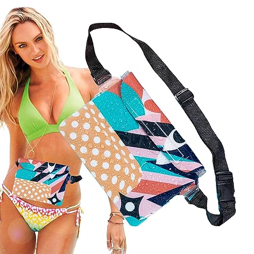 WOBBLO Laufen | Bauchtasche Fanny mit verstellbarem Schultergurt, wasserdichte Tasche, elegant, für Navigation Vergnügen und Pool, für Schlüssel, Handys, Geldbörsen von WOBBLO