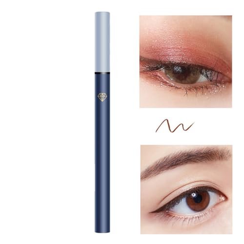 Wasserfester Eyeliner,1 ml langlebiger wasserfester Eyeliner | Flüssiger Eyeliner-Liner, lässt sich sanft auftragen, Stift mit ultrafeiner Pinselspitze, schnell trocknende Formel Wobblo von WOBBLO