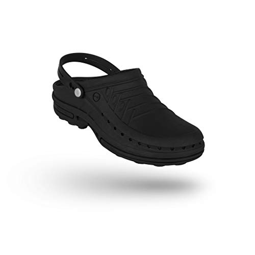 WOCK Clog mit Fersenriemen und Steri-Tech Einlage, Damen und Mann Clogs, Sterilisierbarund mit Zitronenaroma - Hergestellt in Portugal von WOCK