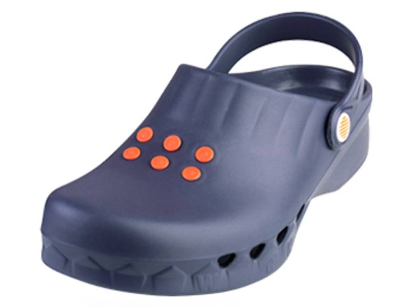 Wock Nube Clog Arbeitsschuhe Rutschhemmend antistatisch federleicht blau von WOCK