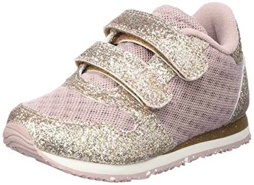 WODEN KIDS Ydun Glitter Kids First Walker Shoe, Dry Rose, 29 EU von WODEN KIDS