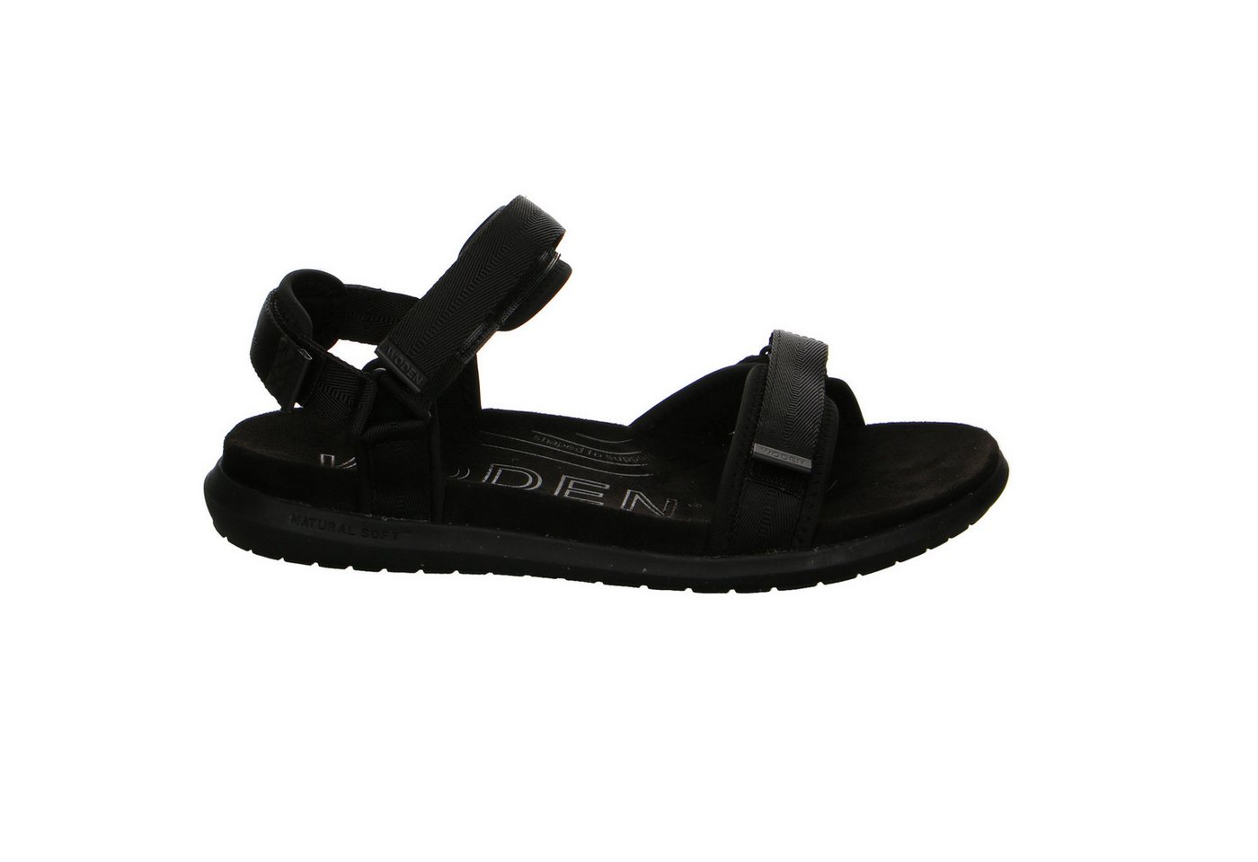 WODEN Woden Line Lite Synthetik Sandale schwarz Sandale von WODEN