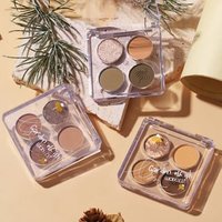 WODWOD - Floral Fairy Eyeshadow Palette - 4 Types 02# Red Bean Matcha - 7g WODWOD - Floral Fairy Eyeshadow Palette - 4 Types 02# Red Bean Matcha - 7g von WODWOD