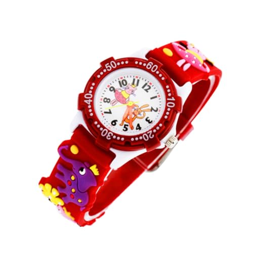 WOFASHPURET Kinder Digitaluhr Mädchen 3D Cartoon Ebene Armbanduhr Verstellbare Kinderuhr Langlebigem Material Bunte Armbanduhr für Mädchen Uhrzeit Lernen für Jungen und von WOFASHPURET