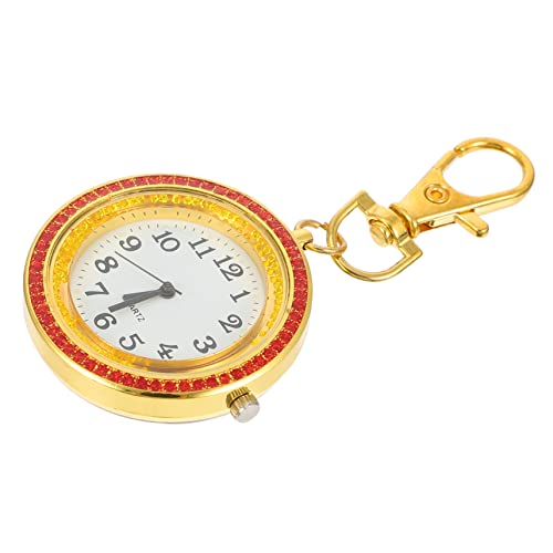 WOFASHPURET 1stück Große Zahlen Taschenuhr Für Junge Mädchen Und Senioren Modische Pocket Watch Mit Diamanten Tragbar Und Präzise Zeitmessung Für Schule Und Alltag von WOFASHPURET