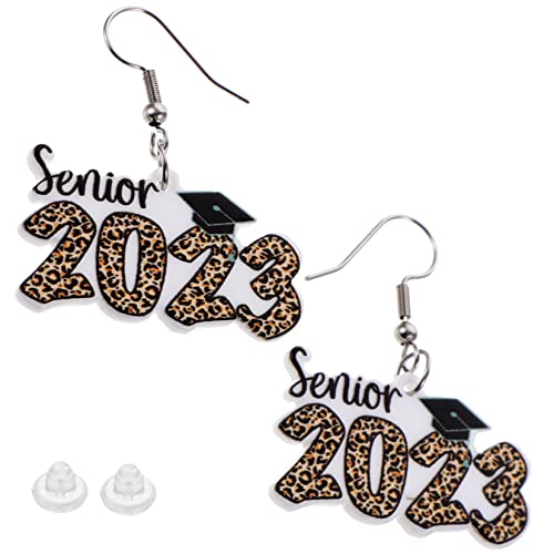 WOFASHPURET 1 Paar Abschluss Saison Ohrringe Abschlussfeier für Sie 2023 Absolventen Quaste Tränenohrringe Dangle Ohrringe Grad Abschluss-Ohrring dekorativer Abschlussohrring Acryl Leopard WOFASHPURET 1 Paar Abschluss Saison Ohrringe Abschlussfeier für Sie 2023 Absolventen Quaste Tränenohrringe Dangle Ohrringe Grad Abschluss-Ohrring dekorativer Abschlussohrring Acryl Leopard von WOFASHPURET