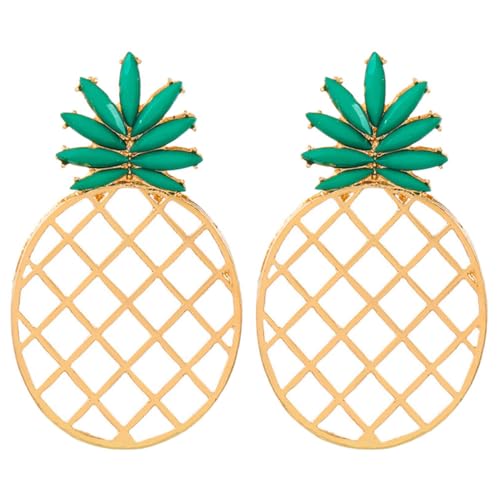 WOFASHPURET 1 Paar Ananasohrringe Neuheit Ohrringe für Frauen Süße Mädchenohrringe Ananas Ohrstecker Teen Ohrringe Fruchtohrringe für Frauen Ananas-Ohrring Ananasschmuck Legierung WOFASHPURET 1 Paar Ananasohrringe Neuheit Ohrringe für Frauen Süße Mädchenohrringe Ananas Ohrstecker Teen Ohrringe Fruchtohrringe für Frauen Ananas-Ohrring Ananasschmuck Legierung von WOFASHPURET