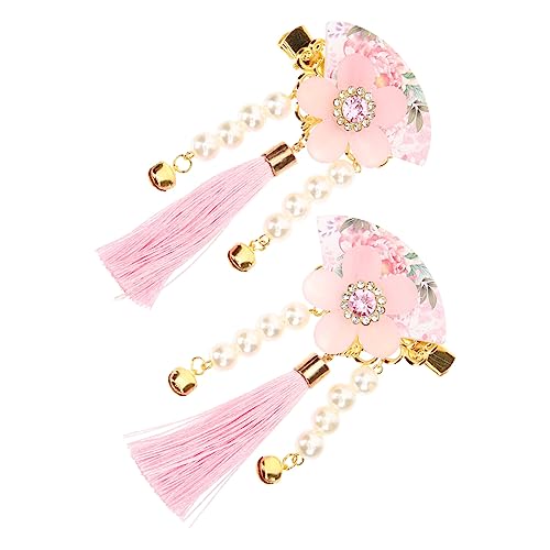 WOFASHPURET 1 Paar Dekorative Haarnadel mit Quasten und Japanische Haarspangen für Damen für Hochzeit Party und Haarschmuck von WOFASHPURET