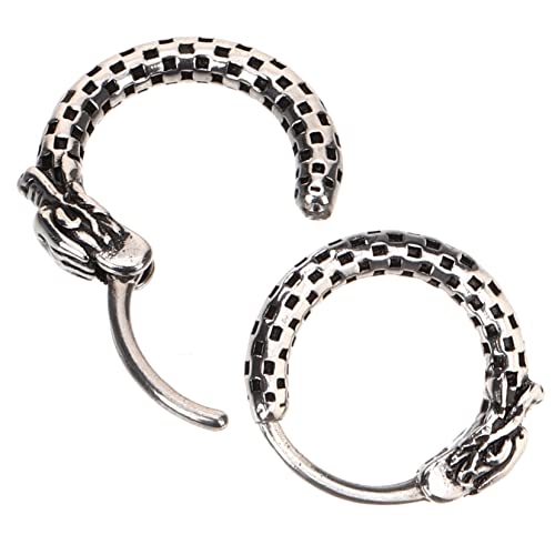 WOFASHPURET 1 Paar Drachenohrringe Ohrring für Männer männliche Ohrstecker Drachen Ohrringe Männer Ohrschmuck Herrenohrringe männliche Ohrringe Schleifenohrringe für Männer von WOFASHPURET