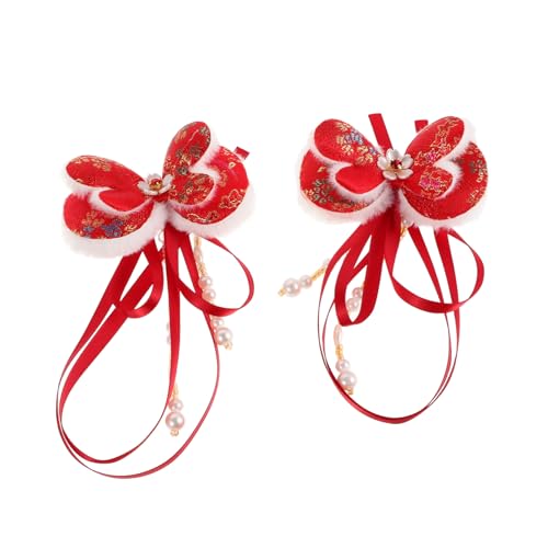 WOFASHPURET Haarschmuck Für Mädchen Haarspange Mit Quaste Kawaii-accessoires Haarspangen Zum Stylen Schmetterlings-design Party-accessoire Clip Für Junge Mädchen Vintage-haarschmuck Dünn von WOFASHPURET