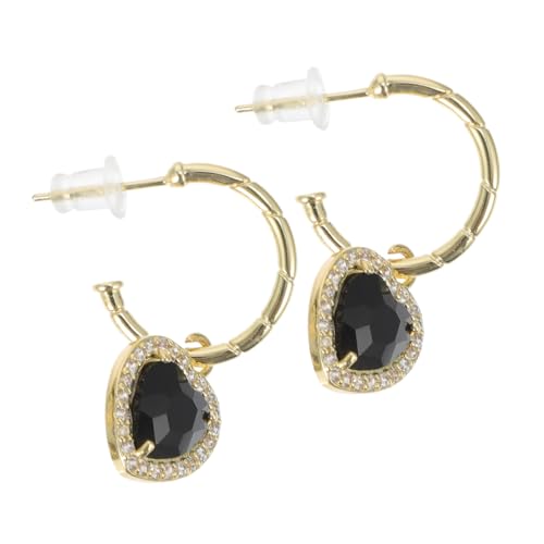 WOFASHPURET 1 Paar Herz Ohrringe Nieten Mädchen Frau Ohrstecker Ohrentropfen kreativer Ohrtropfen eleganter Ohrschmuck Ohr baumeln WOFASHPURET 1 Paar Herz Ohrringe Nieten Mädchen Frau Ohrstecker Ohrentropfen kreativer Ohrtropfen eleganter Ohrschmuck Ohr baumeln von WOFASHPURET