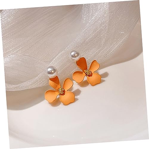 WOFASHPURET 1 Paar Perlenohrringe elegante Blumenohrringe süße Ohrringe für Teenager-Mädchen Mini-Blumenohrringe Frühlingsohrringe für Frauen kleine Blumenohrringe winzige Ohrstecker Legierung WOFASHPURET 1 Paar Perlenohrringe elegante Blumenohrringe süße Ohrringe für Teenager-Mädchen Mini-Blumenohrringe Frühlingsohrringe für Frauen kleine Blumenohrringe winzige Ohrstecker Legierung von WOFASHPURET