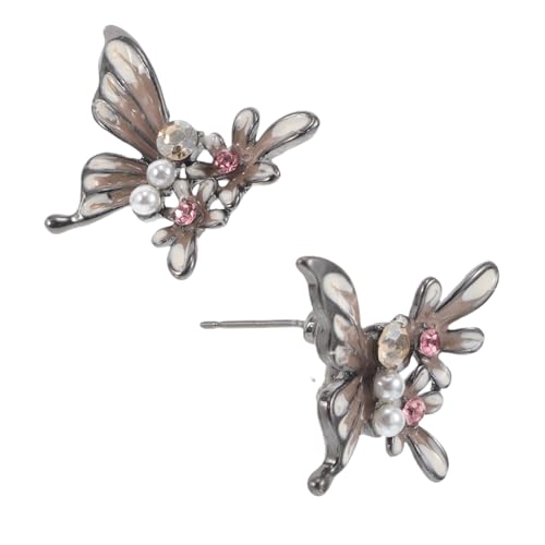 WOFASHPURET Einzigartige Schmetterlingsohrringe Zeitloses Design Exklusive Ohrhänger Für Damen Modeschmuck von WOFASHPURET