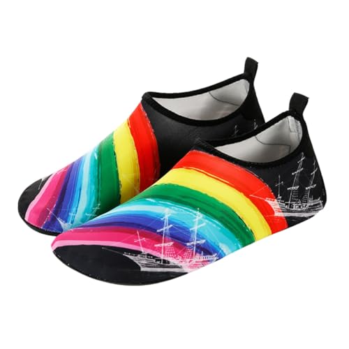 WOFASHPURET 1 Paar Tauchschuhe Wasserdicht Für Erwachsene Aquaschuhe Damenschuhe Herren Wasserschuhe Wassersportschuhe Meeresschuhe Watschuhe Upstream Schuhe Strandschuhe von WOFASHPURET