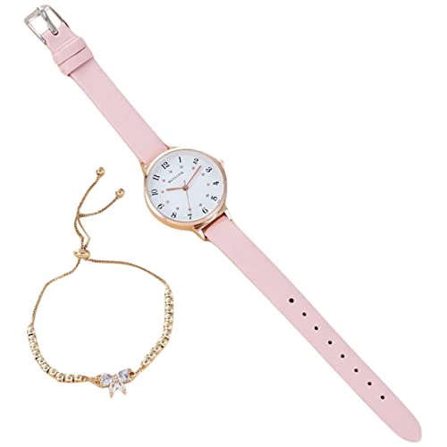 WOFASHPURET 1satz Stylische Damen Armbanduhr Mit Passendem Armband Elegantes Aus Quarzzeitmesser Und Modischem Armband Für Täglichen Gebrauch Als Für Freundinnen Besonderen Anlässen von WOFASHPURET