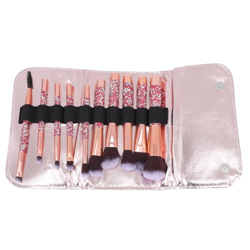 WOFASHPURET 1satz Diamant-make-up-pinselset Teiliges Mit Langen Griffen Für Foundation Lidschatten Und Concealer Professionelle Kosmetikwerkzeuge Für Frauen Für Jedes Make-up-look von WOFASHPURET