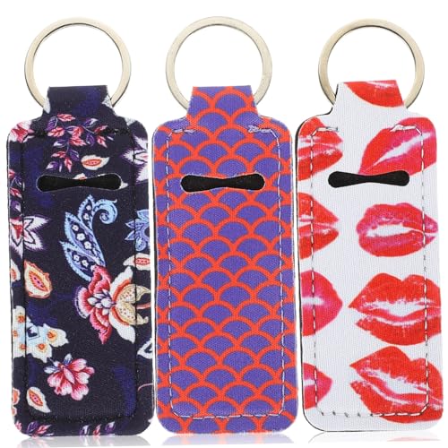 WOFASHPURET Niedlicher Schlüsselanhänger-lippenstifthalter Schlüsselanhängerhalter Für & Lippenbalsam von WOFASHPURET