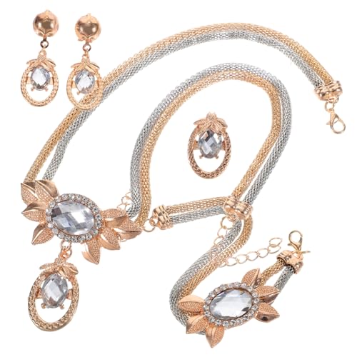 WOFASHPURET 1satz Rhinestone Schmuckset Für Und Ohrringe-set Mit Armband Und Brosche Für Hochzeiten Und Besondere Anlässe WOFASHPURET 1satz Rhinestone Schmuckset Für Und Ohrringe-set Mit Armband Und Brosche Für Hochzeiten Und Besondere Anlässe von WOFASHPURET