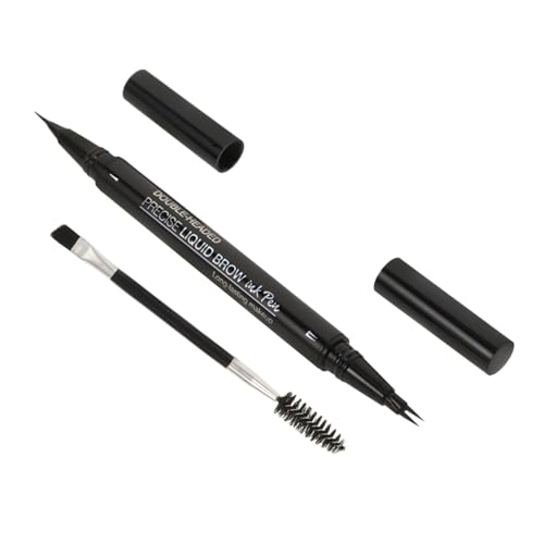 WOFASHPURET 1 Satz Wasserfester Augenbrauenstift mit Pinsel Dual Ended Eyebrow Pencil für Präzise Augenbrauen Langlebig und Schweißfest von WOFASHPURET