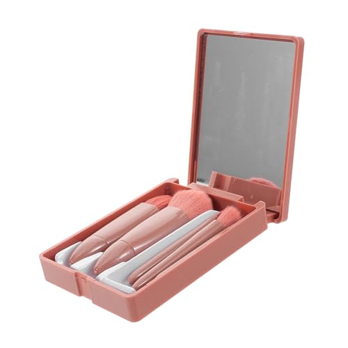 WOFASHPURET 1 Set Make Up Pinsel Set Einfaches Gesicht Reise Kompaktfunktion Mini Kosmetik Lidschatten Komplette Make Up Pinsel Kunstfaser Kaffee von WOFASHPURET