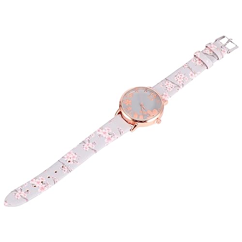 WOFASHPURET 1 Stück Blumenuhr Pflaumenuhr Quarz Armbanduhr Damenuhr Damen Quarzuhr Armbanduhr Für Damen Quarzuhr Für Mädchen Damen Armbanduhr Quarzuhr Für Damen von WOFASHPURET