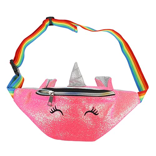 WOFASHPURET Kreative Pu Entzückende Einhorn Junge Mädchen Cross Body Bag Junge Mädchen Tasche Ausreichend Für Outdoor Kindergarten Reisen von WOFASHPURET