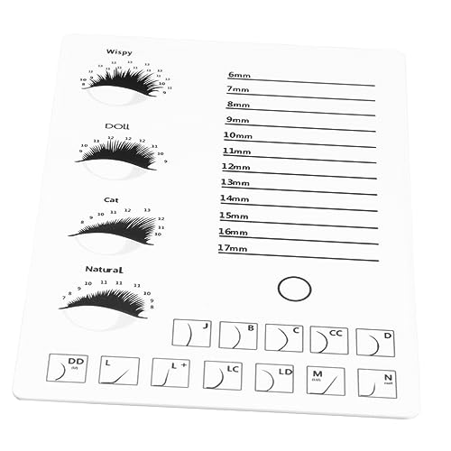 WOFASHPURET 1 Stück Eyelash Display Tray für Beauty Salons Handheld Organizer für Falsche Wimpern und Extensions Tragbar und Langlebig für Wimpernverlängerung und Persönliche Nutzung von WOFASHPURET
