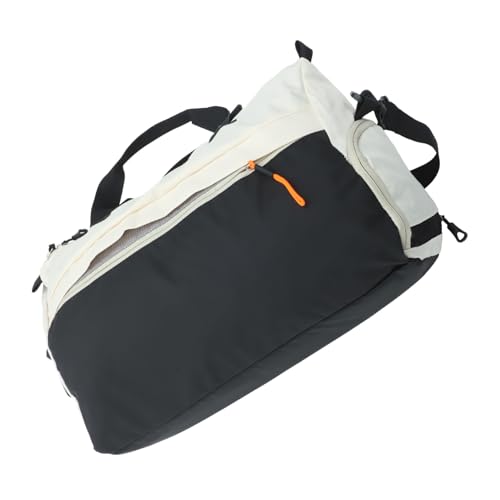 WOFASHPURET 1 Stück Fitness -Reisetasche Tasche für Frauen Damen Fitnesstasche tragbare Handtasche Herren Fitnesstasche Sporttasche Trainingstasche Fitnesstaschen für Frauen Nylon Grau von WOFASHPURET