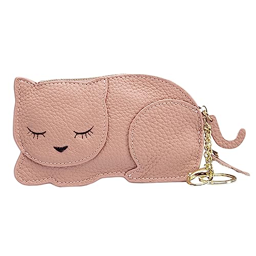 WOFASHPURET 1stück Katzenmotiv Mini Geldbörse Für Münzen Und Kleingeld Adorable Und Leicht Für Damen Und Für Schlüssel Und Quittungen Trendigem Design von WOFASHPURET