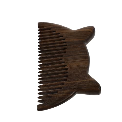 WOFASHPURET 1 Stück Holzkamm für Kopfhautmassage Antistatischer Massagekamm aus Sandelholz Sanfte Kopfhautpflege für Männer und Verbessert Haarstruktur und Haarschäden von WOFASHPURET