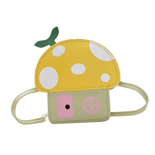 WOFASHPURET Tasche Fliegenpilz Cartoon-münztasche Für Junge Mädchen Kindermünztasche Cartoon-geldbörse Für Junge Mädchen Kindermünztasche Mit Umhängetasche Für Kleine von WOFASHPURET