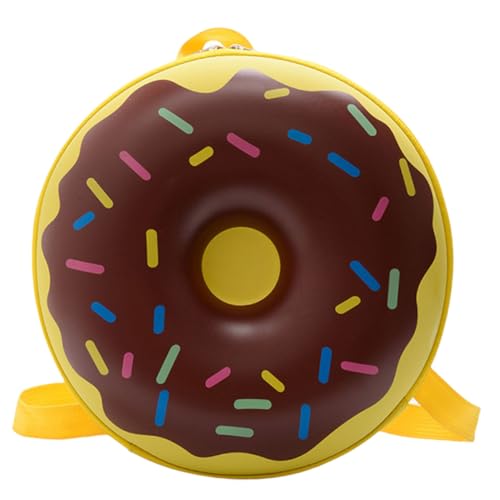 WOFASHPURET Kreativer Kinderrucksack Donut Design Tragbare Aufbewahrungstasche für Jungen und Mädchen Verstellbare Schultergurte Wasserabweisend für Schule und Reisen von WOFASHPURET