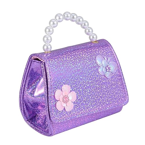 WOFASHPURET Mini-perlen-Handtasche Für Junge Mädchen Umhängetasche Mit Abnehmbarem Schulterriemen Vielseitige Schmucktasche Für Kleine Mädchen Stilvolle Und Geräumige Crossbody Bag von WOFASHPURET