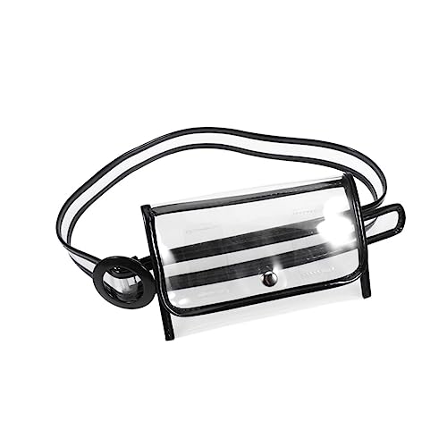 WOFASHPURET 1 Stück Mobile Geldbörse Transparente Hüfttasche Bote Münzbaus Schwarz Münzbörse Für Damen Transparente Minitasche PVC-Tasche PVC-minitasche Black WOFASHPURET 1 Stück Mobile Geldbörse Transparente Hüfttasche Bote Münzbaus Schwarz Münzbörse Für Damen Transparente Minitasche PVC-Tasche PVC-minitasche Black von WOFASHPURET