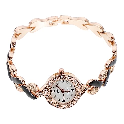 WOFASHPURET 1pc Mode Hand Kette Uhr Uhr Frauen Stilvolle Armband Für Damen Uhren Goldene Schwarze Farbe von WOFASHPURET