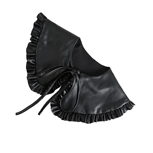 WOFASHPURET 1stück Fake Kragen Mit Rüschen Abnehmbarer Schal Für Damen Vielseitig Kombinierbar Mit Shirts Pullovern Und Accessoire von WOFASHPURET