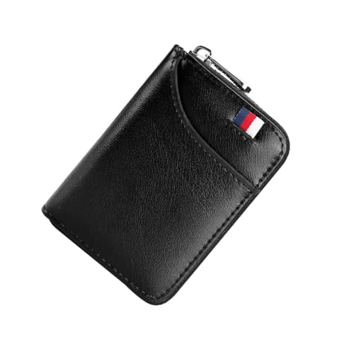 WOFASHPURET 1 Stück RFID abschirmende geldbörse Brieftasche für Kartenhalter für Männer Wallet Anti-Diebstahl-Bürste Geldbörse Schwarz von WOFASHPURET