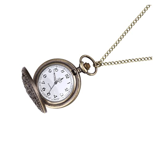 WOFASHPURET Vintage Taschenuhr Retro Klassische Quarz-taschenuhr Mit Kette Für Herren Damen Zinklegierung Uhr Für Familie Freunde von WOFASHPURET