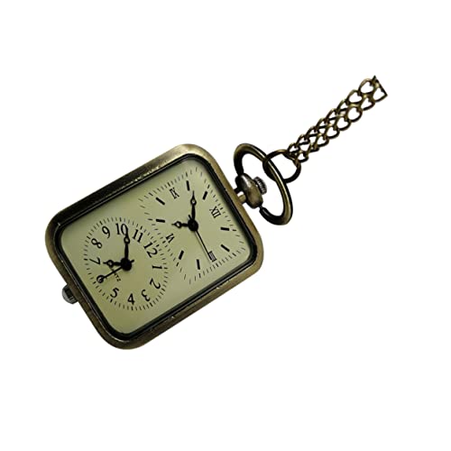WOFASHPURET Taschenuhr Mit Kette Aus Retro Vintage Halskette Zeitmesser Für Herren Damen Anhänger Uhr Taschenuhr-Halskette von WOFASHPURET