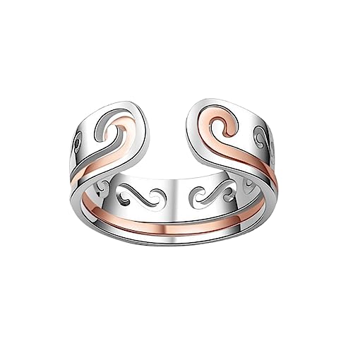 WOFASHPURET 1stück Kreativer Offener Kupfer Für Damen Verstellbar Und Komfortabel Als Valentinstagsgeschenk Gold Schmuck Für Und von WOFASHPURET