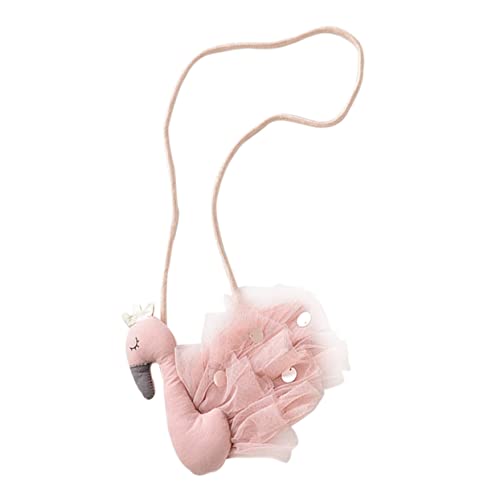 WOFASHPURET 1 Stück Schwanenbeutel -Brieftasche Portemonnaie Kindertasche Gewebte Geldbörsen Für Rosa von WOFASHPURET