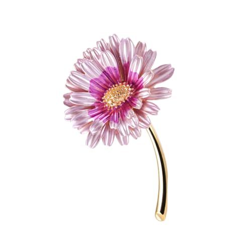WOFASHPURET 1 Stück Sonnenblumen Brosche Umweltfreundlichem Legierungsmaterial Modisches Design für Frauen Muttertag für Kleidung Taschen Schals Leicht Komfortabel von WOFASHPURET
